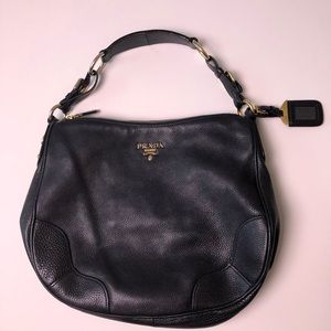 Prada Leather Hobo Bag